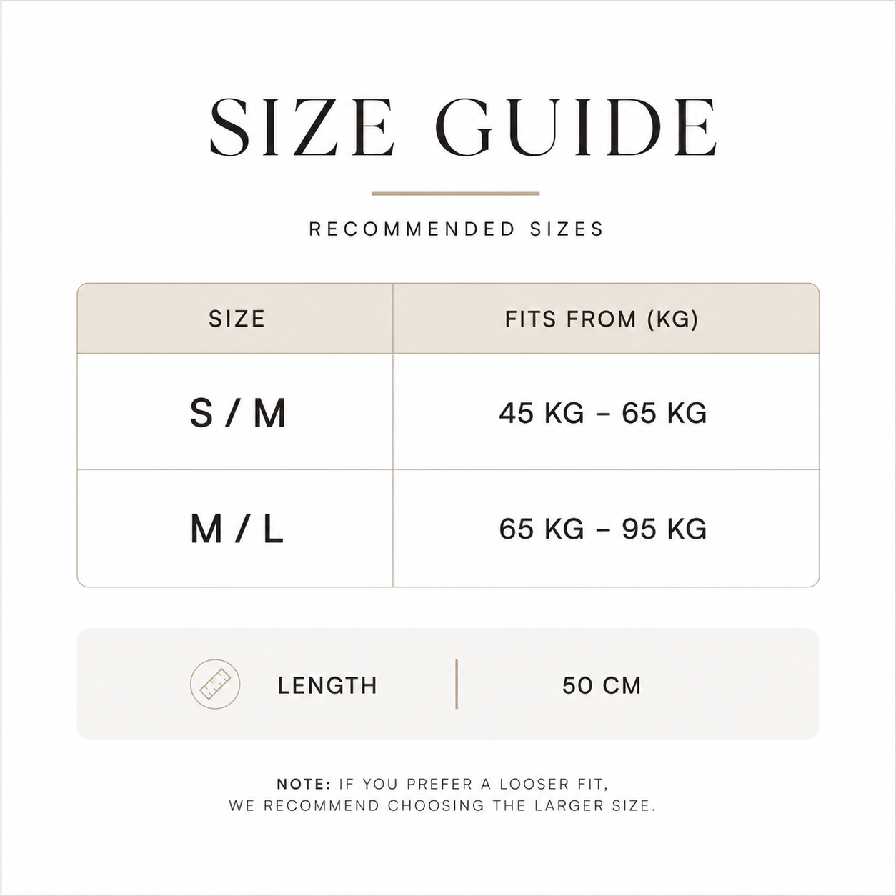 Size Guide